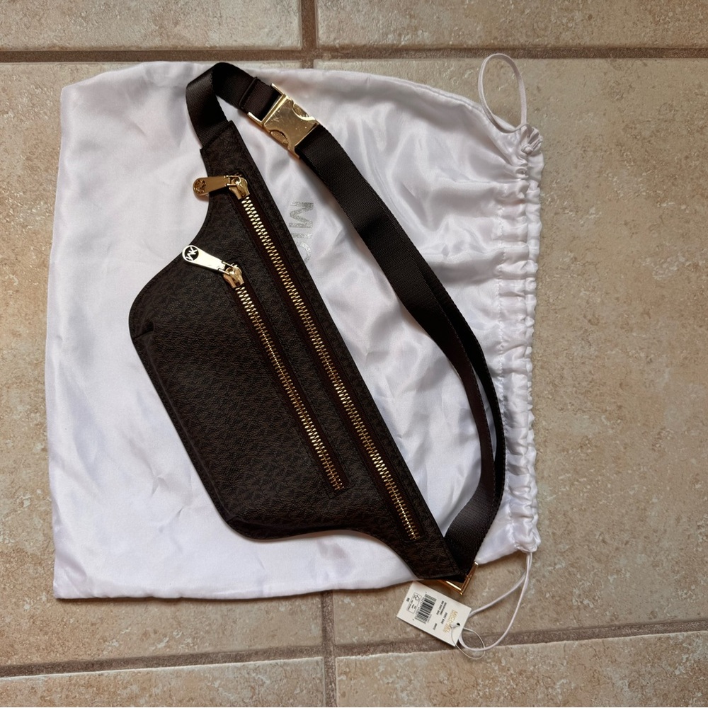 Michael Kors Double Zip Belt Bag